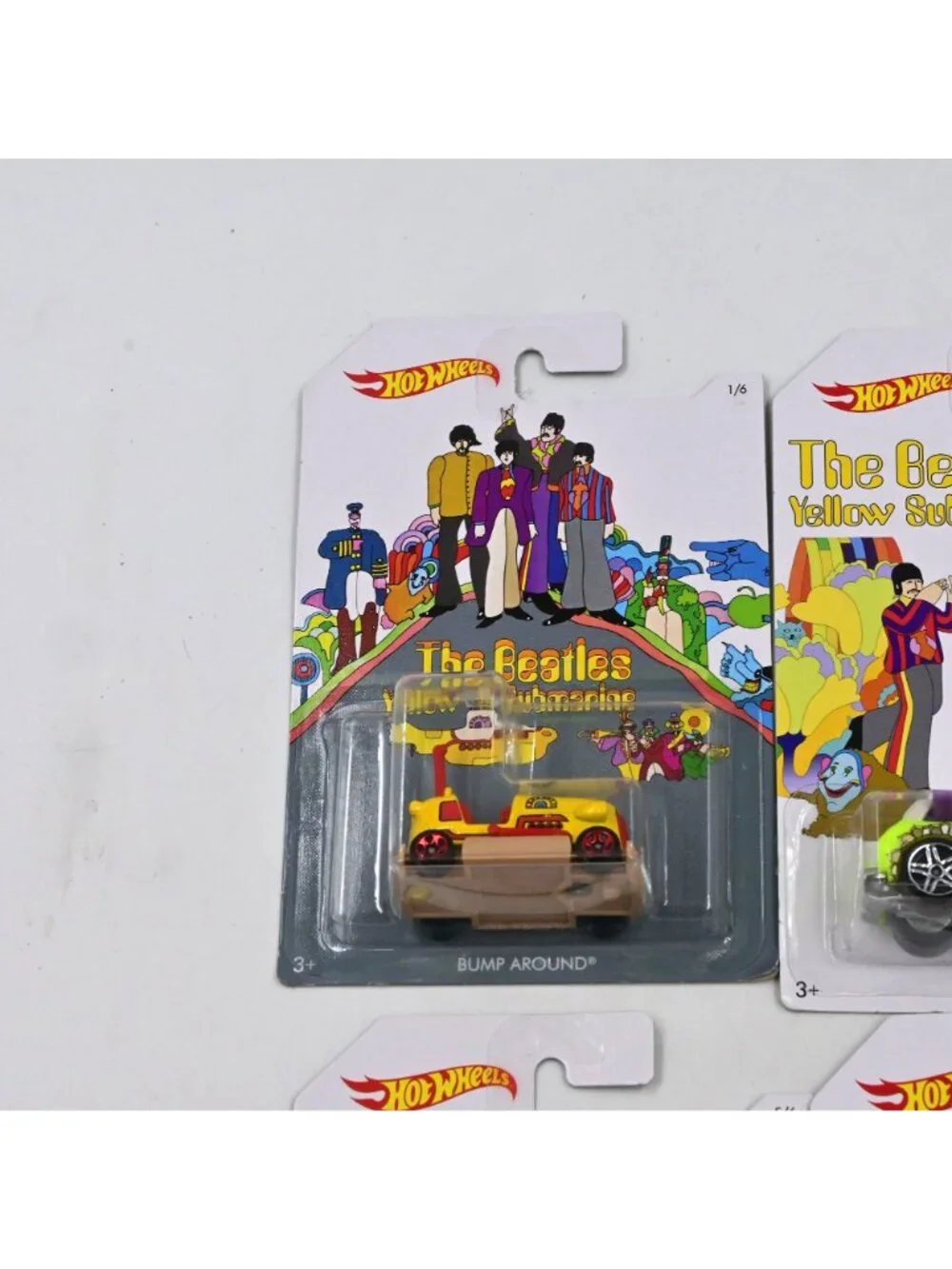 Hot Wheels The Beatles Complete Set Of 6 New In Package